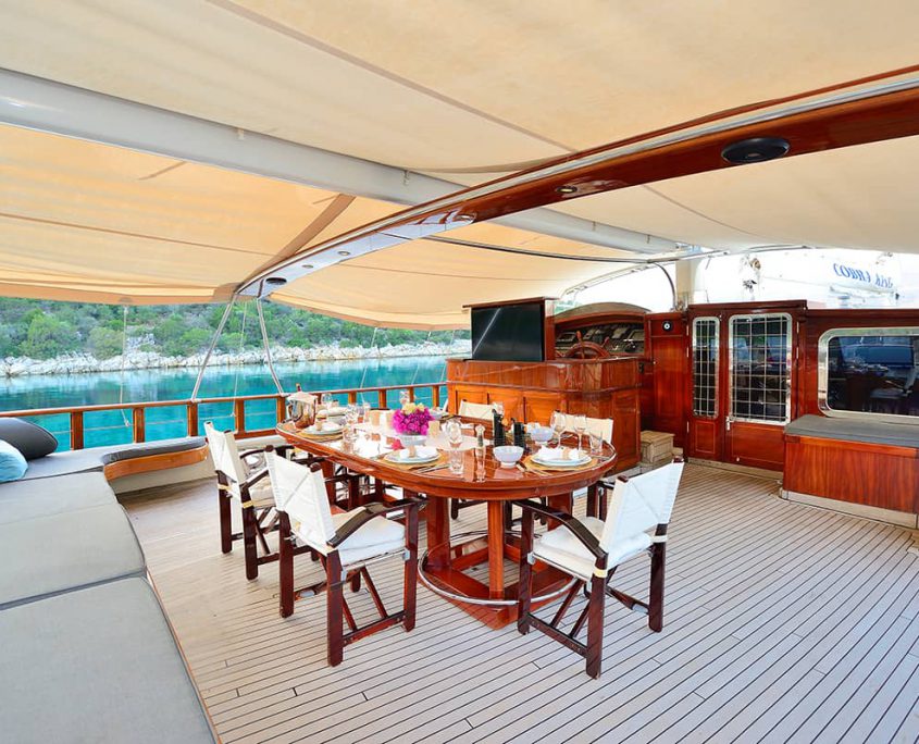 COBRA KING Aft deck