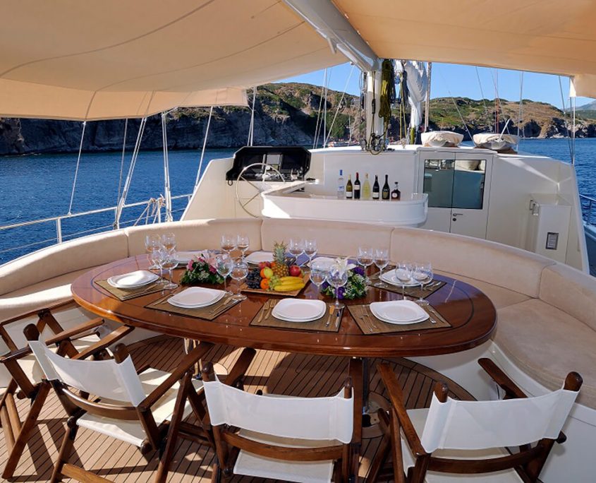 DOLCE MARE Aft Deck