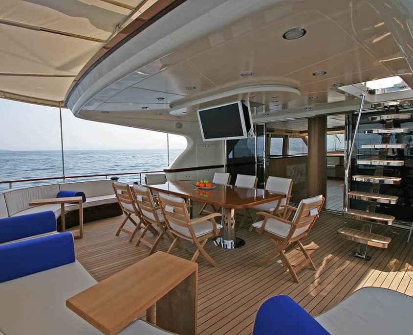 GETAWAY Aft Seating Area