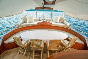 WICKED FELINA Aft Deck