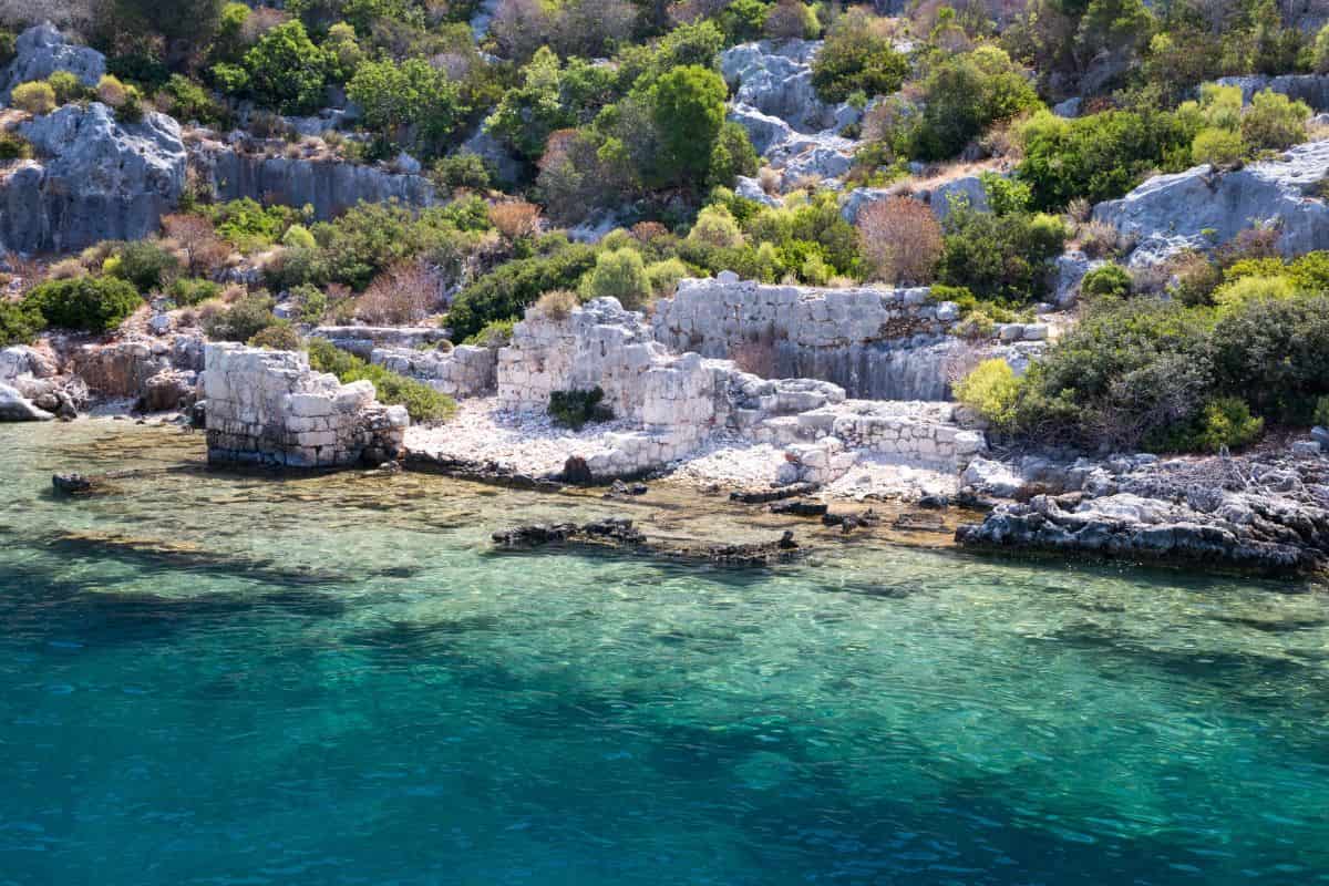 Sunken City Kekova, Antalya, Turkey-min