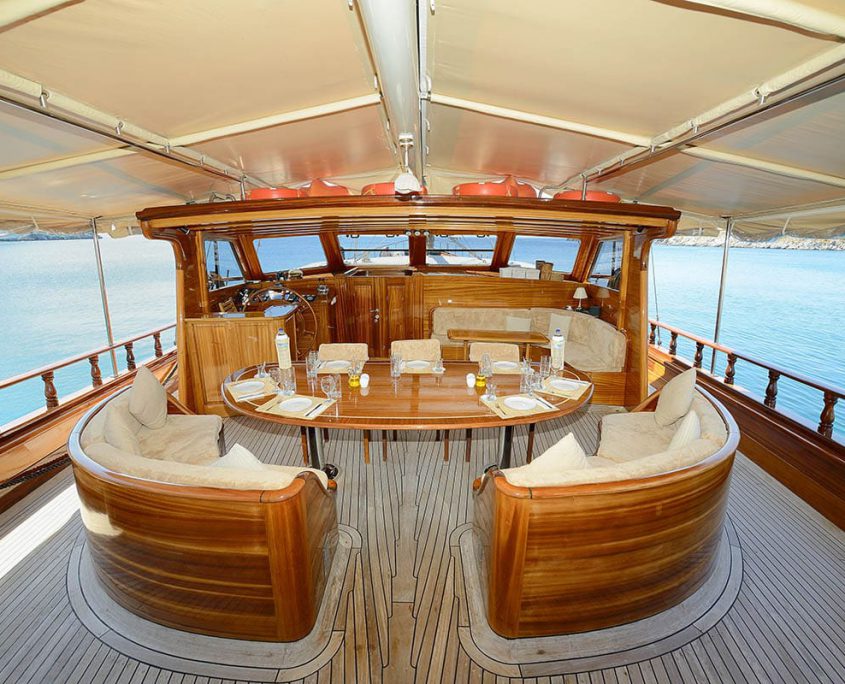 ZEPHYRIA II Aft deck