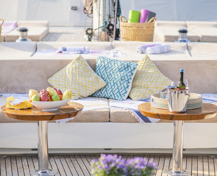 DRAGON FLY Sitting area on Bow deck